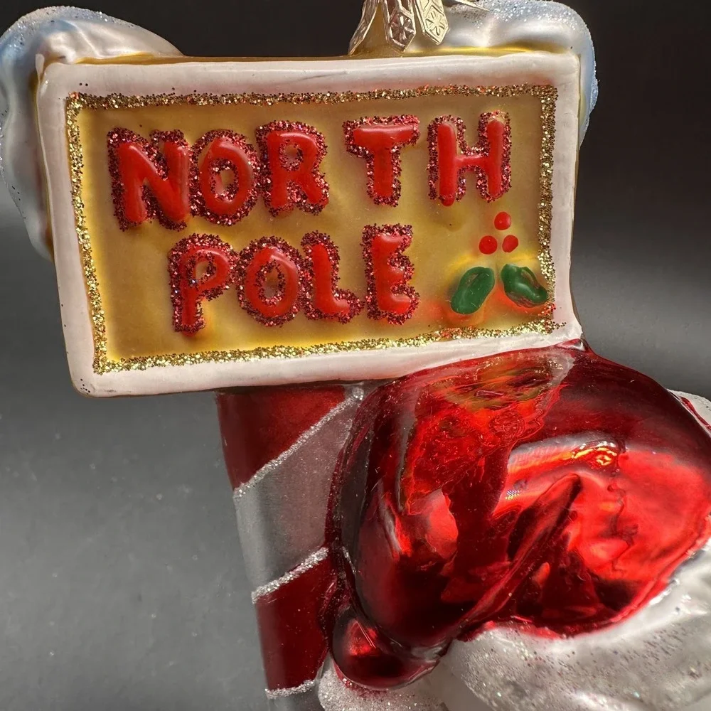 KURT ADLER POLONAISE NORTHPOLE SNOOPY ORNAMENT AP1511 6